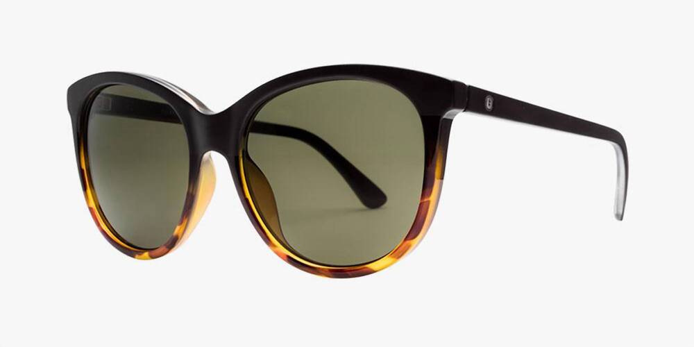 NEW ELECTRIC LABEL unisex palm polarized sunglasses in darkside tort/ohm grey po